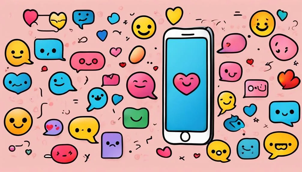 emoji flirting in messages