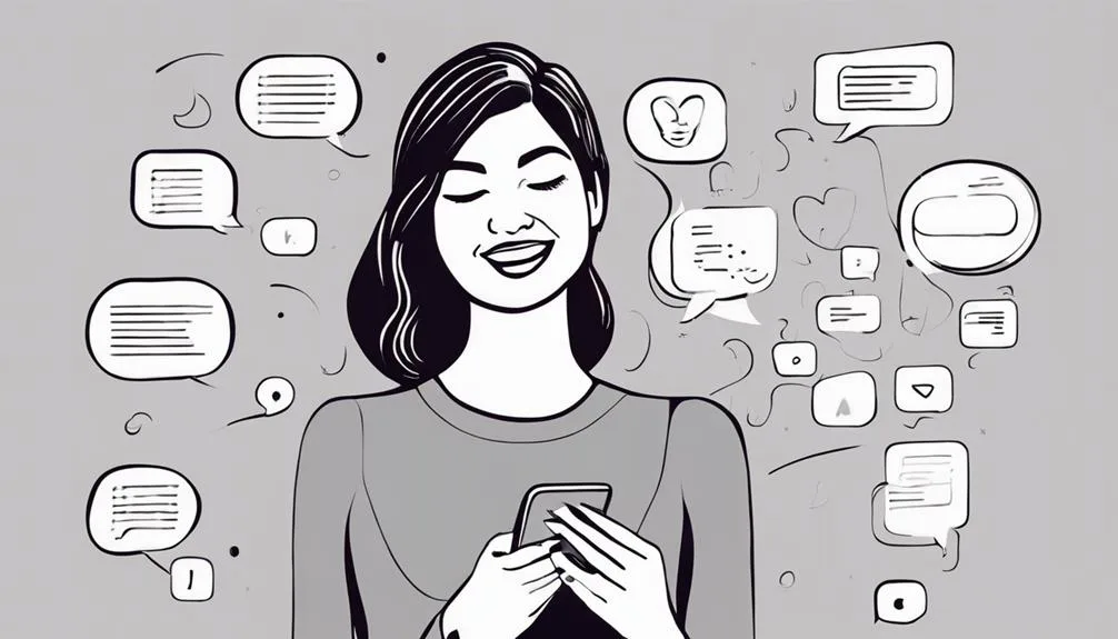 signs of daily texting