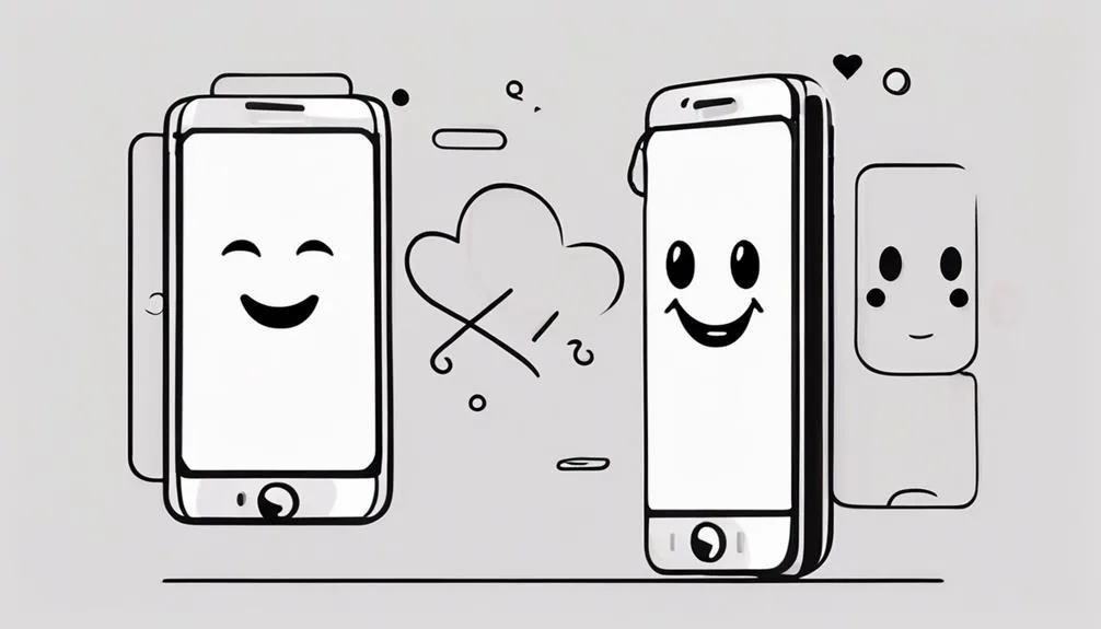 texting with playful emojis