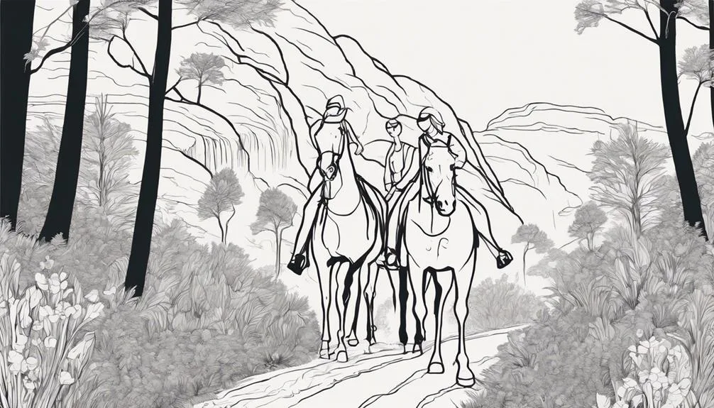 adventure on horseback trails