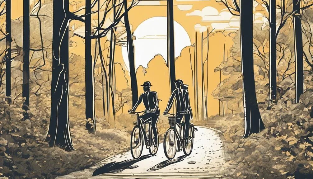 bike ride in nature