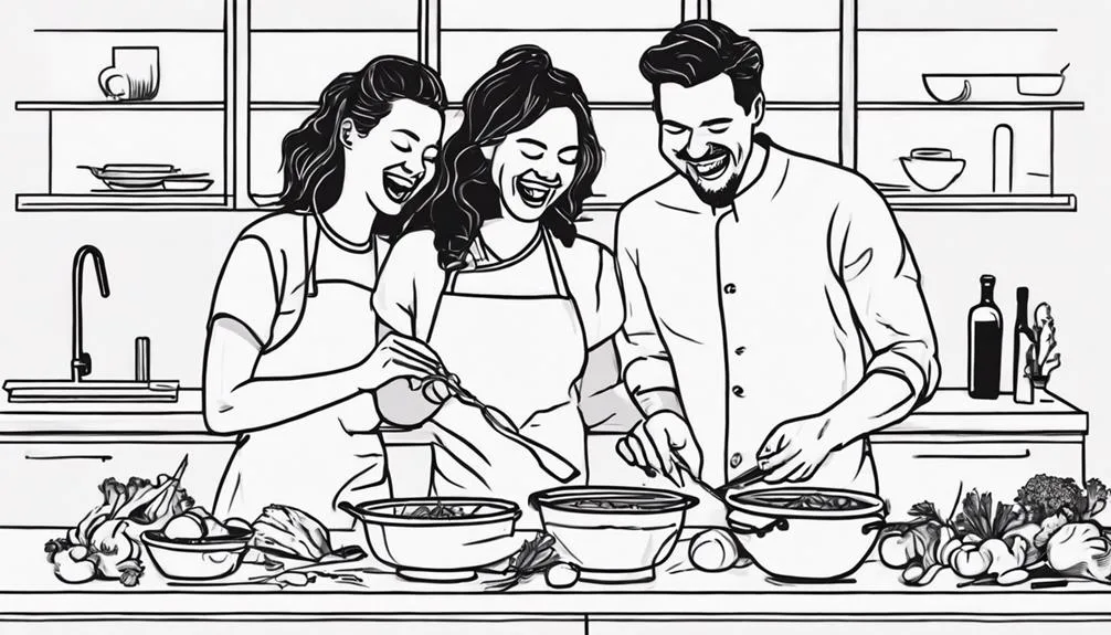 cooking class bonding activity