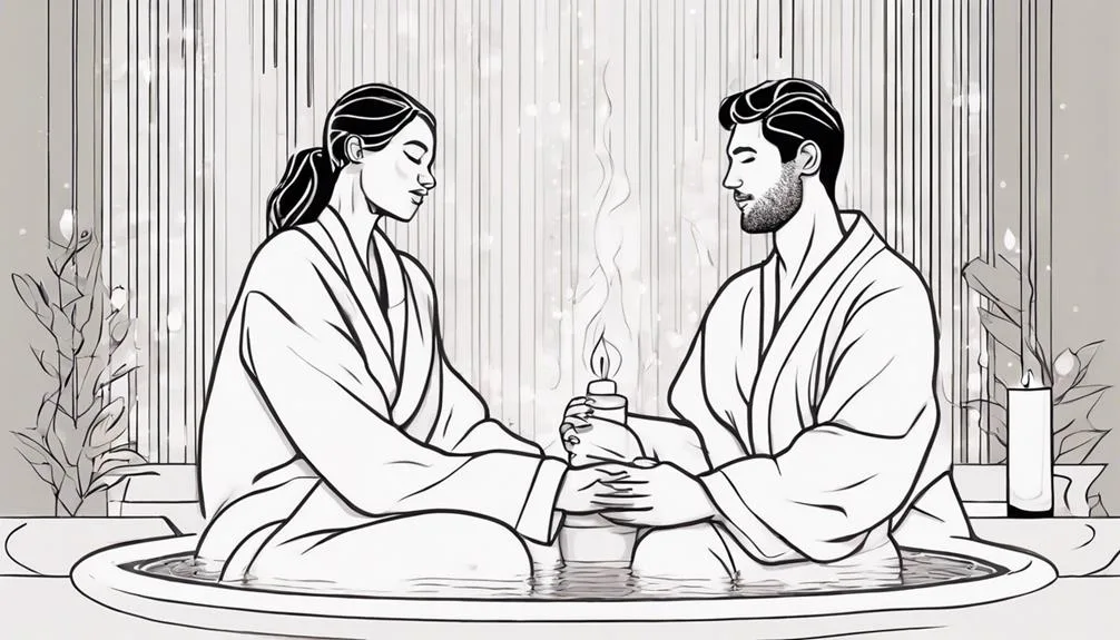 couples relax with massages