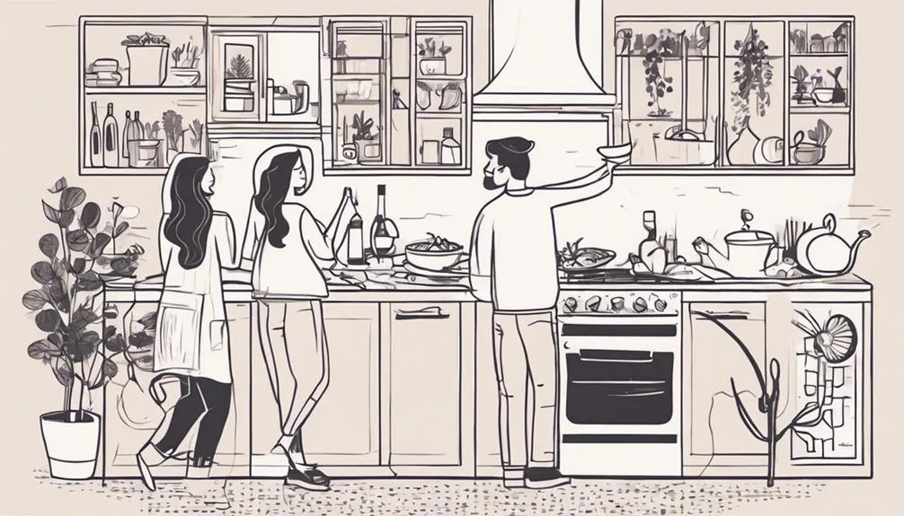 creating delicious meals together
