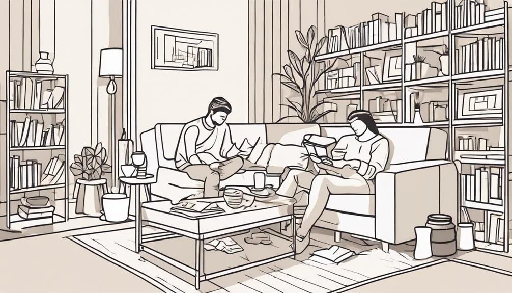 discussing books with friends