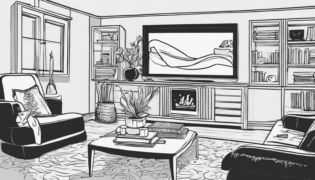 enjoy a cozy movie night