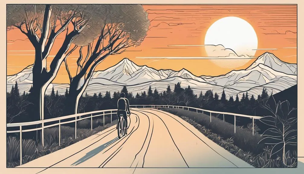 enjoy a scenic bicycle ride