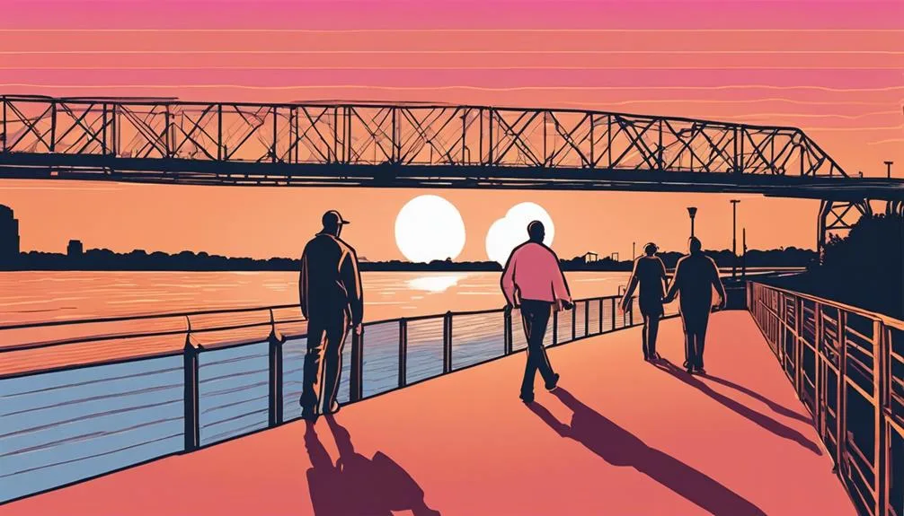 golden hour over mississippi