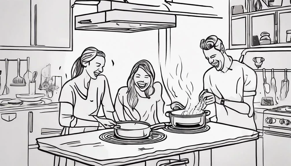 great teamwork in kitchen