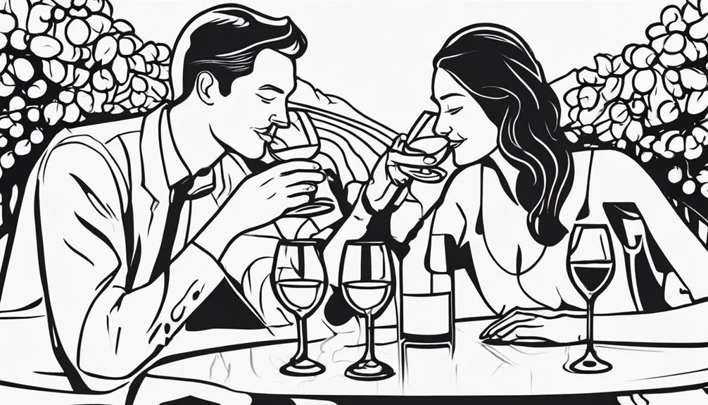intimate wine tasting event