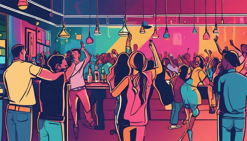 karaoke with friends