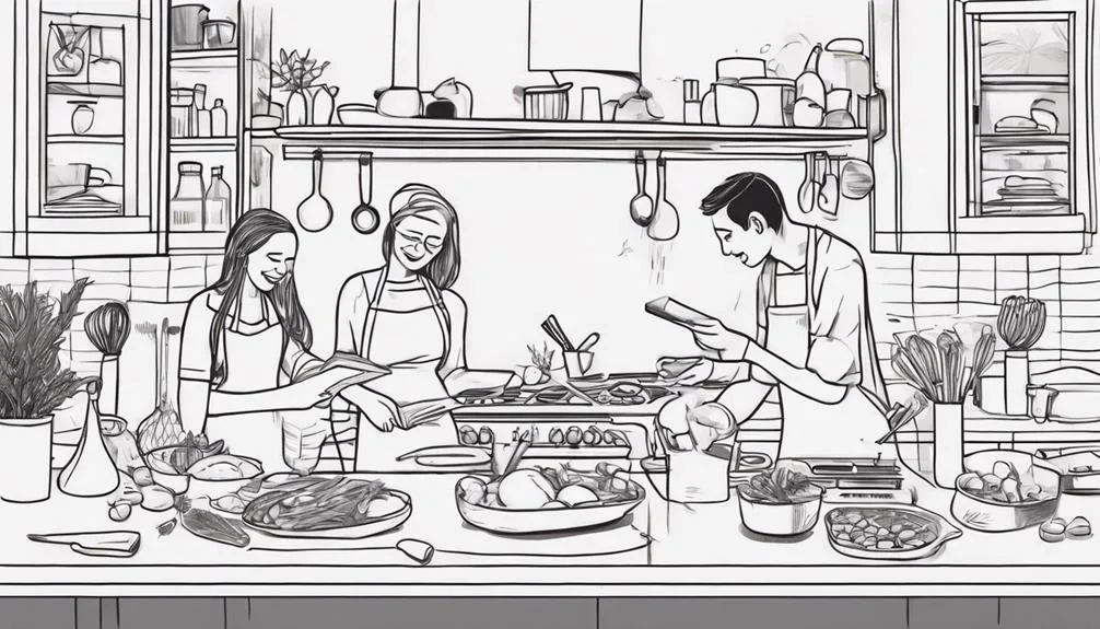 learning to cook together