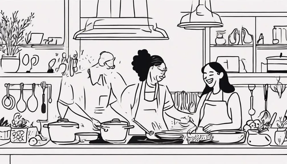 learning to cook together