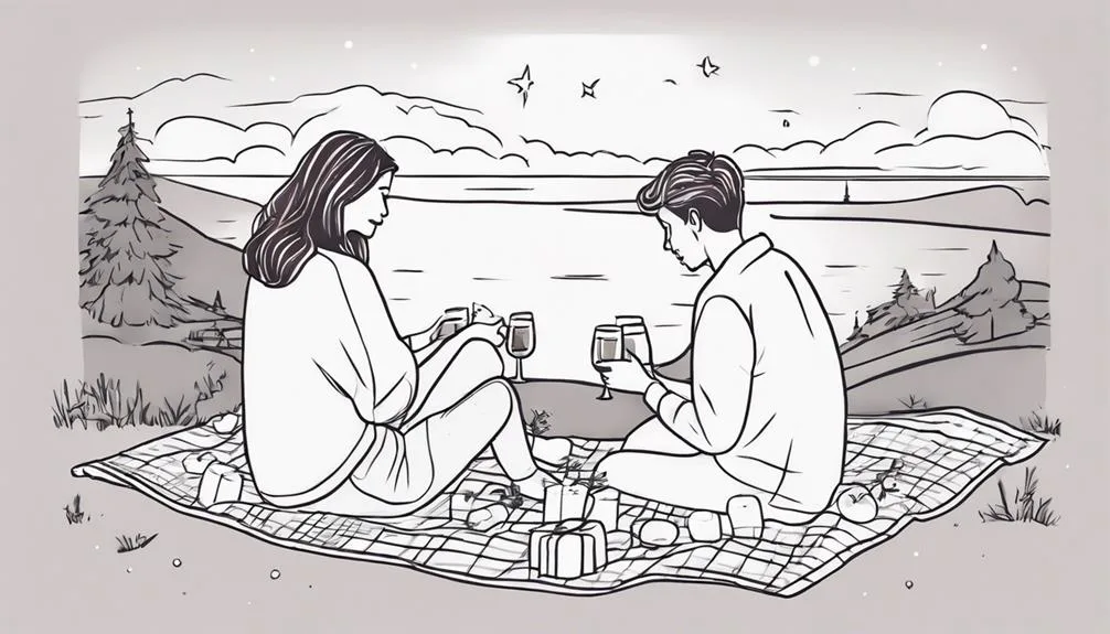 lovely evening under stars