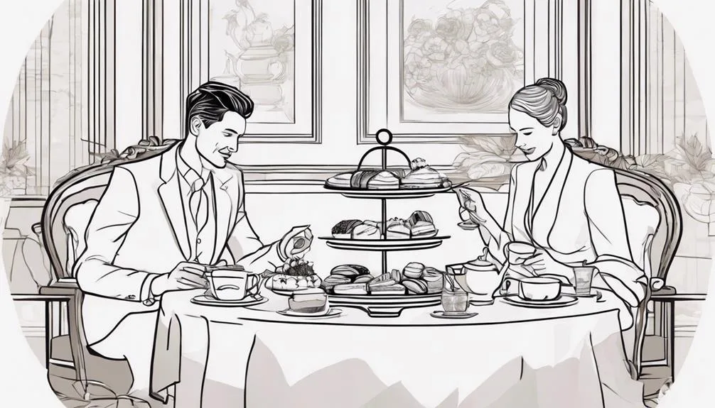 luxurious hotel hosts tea