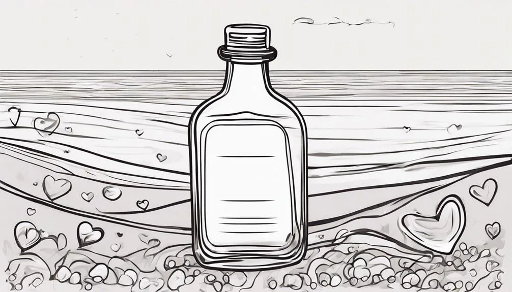 message hidden in bottle