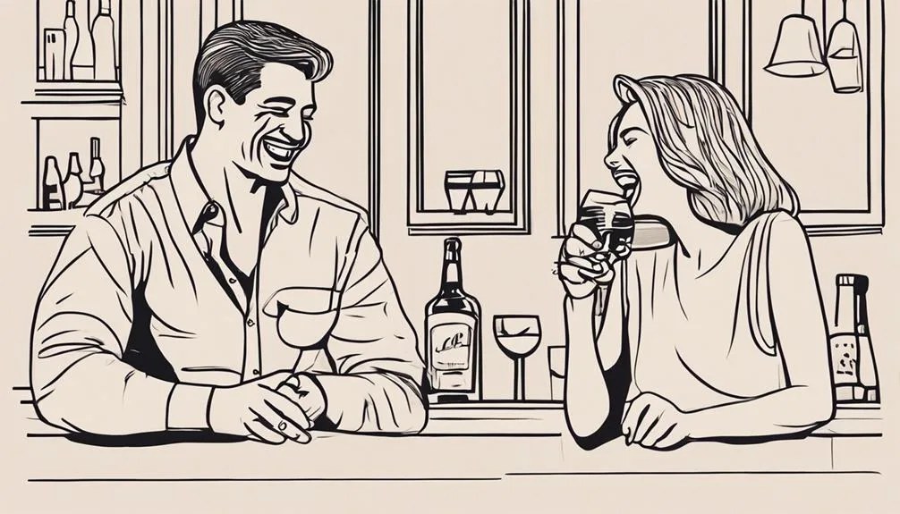 playful banter and flirting