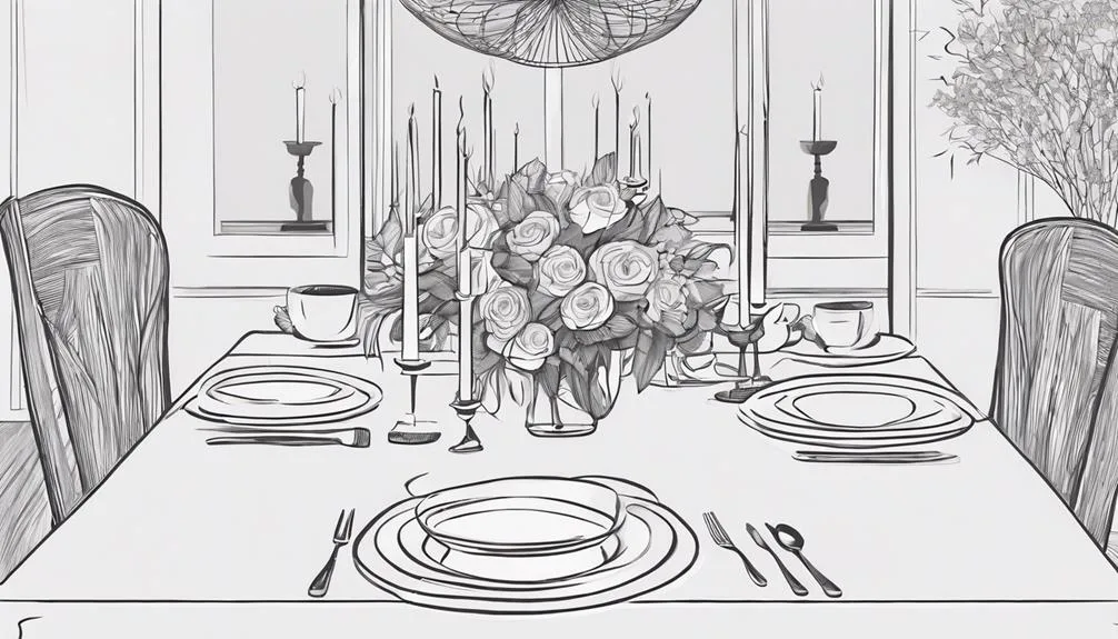 romantic evening at home
