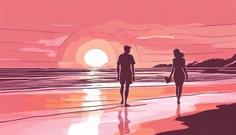 sensual evening by sea