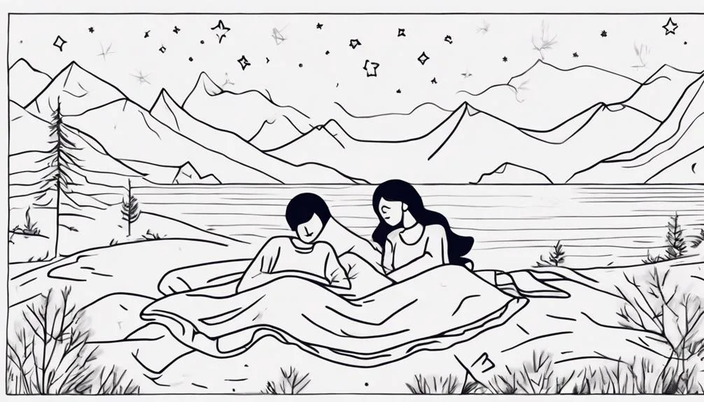 starry skies above us