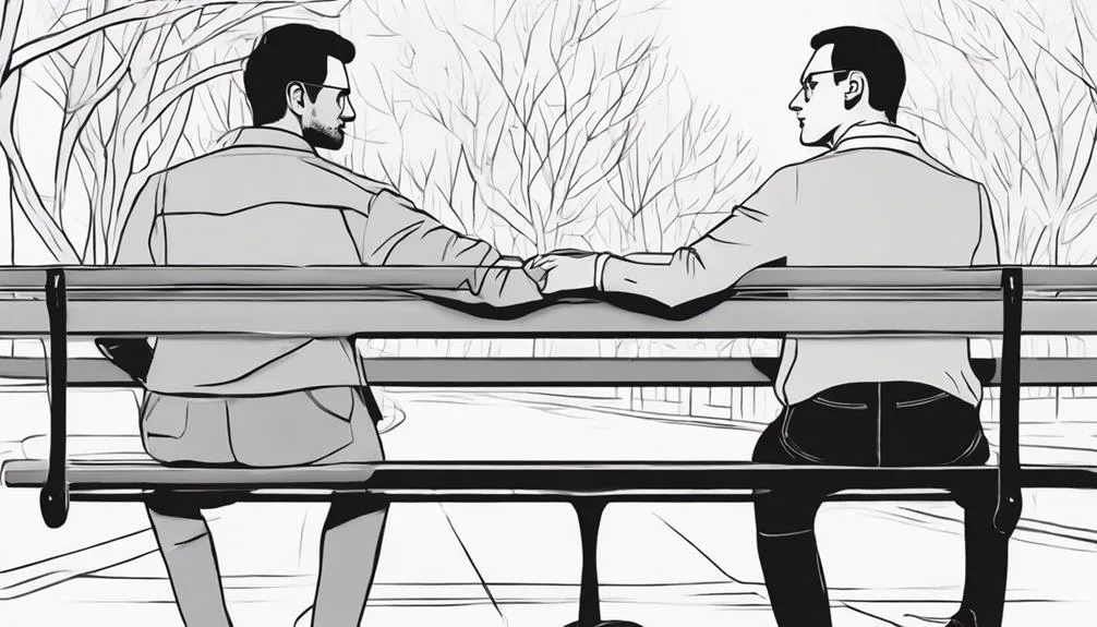strong bonds with male friends