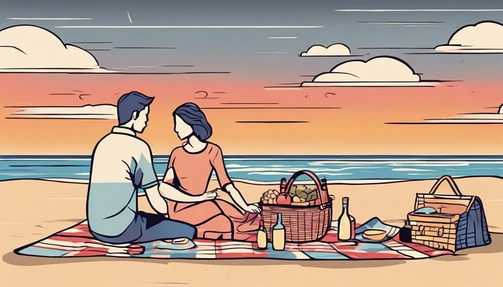summer evening by sea