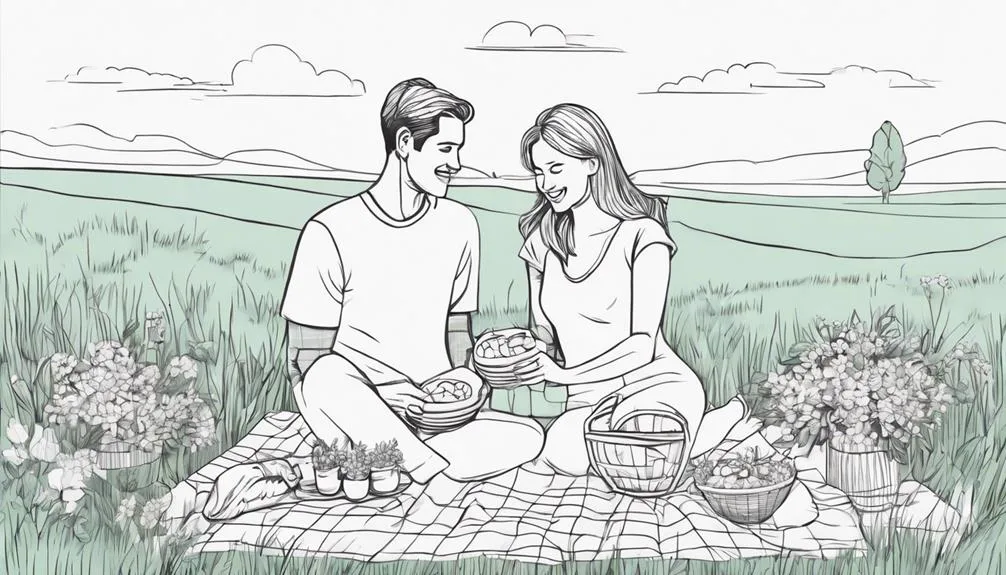 sunny day picnic outing