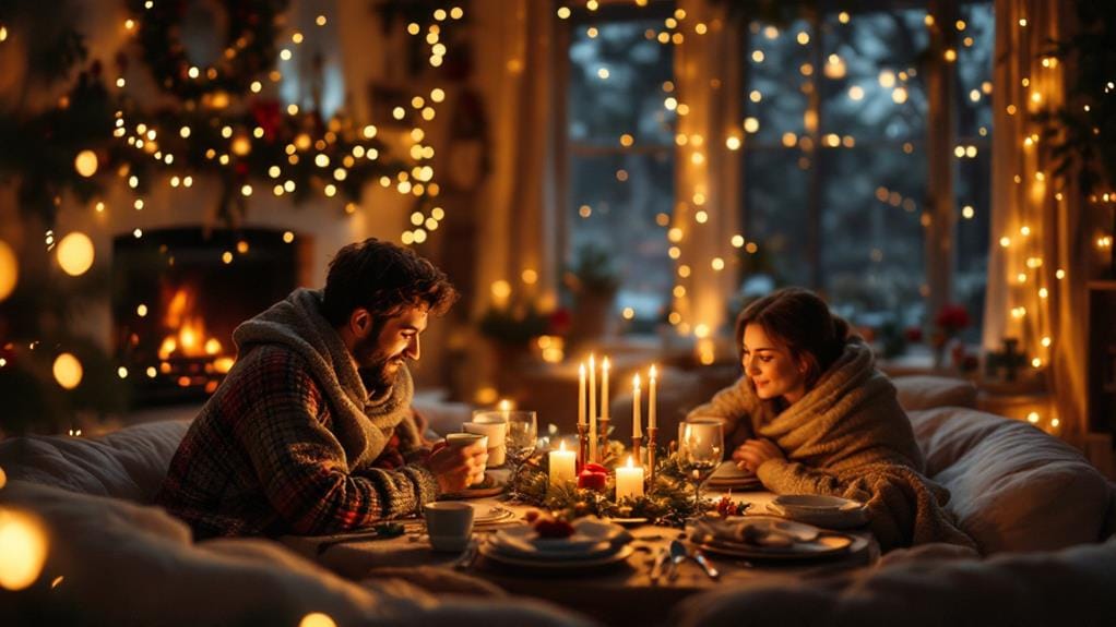 cozy at home holiday dates
