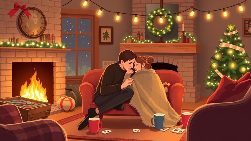 cozy game night together