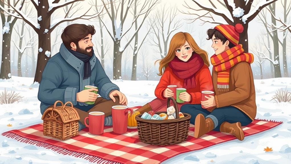 cozy winter picnic ideas
