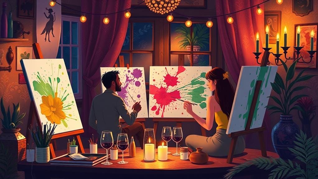 creative sip and paint