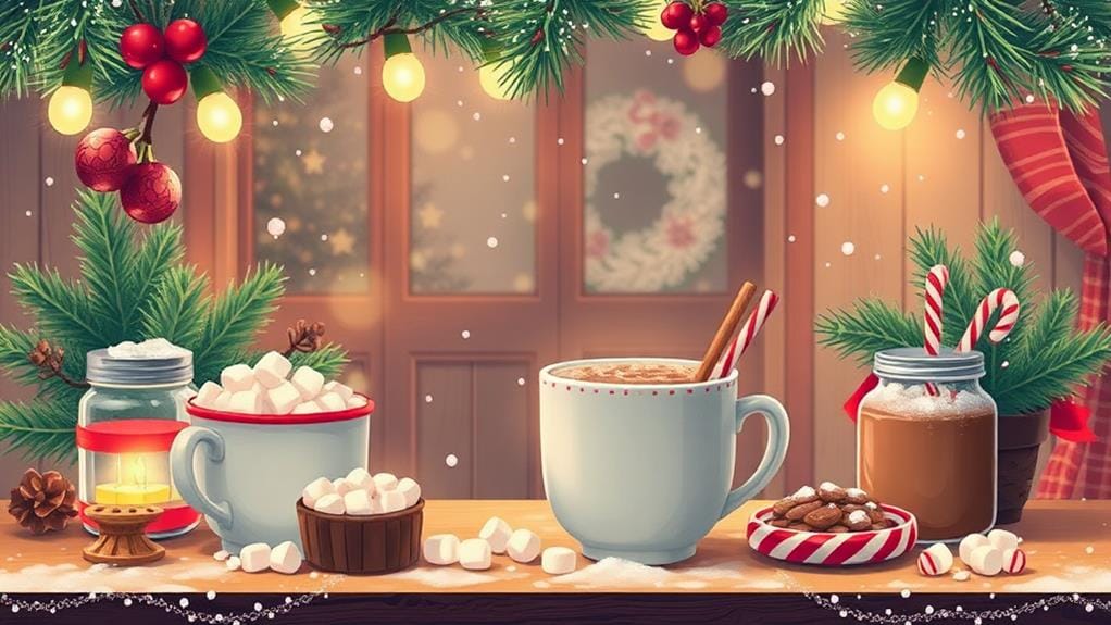 delightful hot cocoa station
