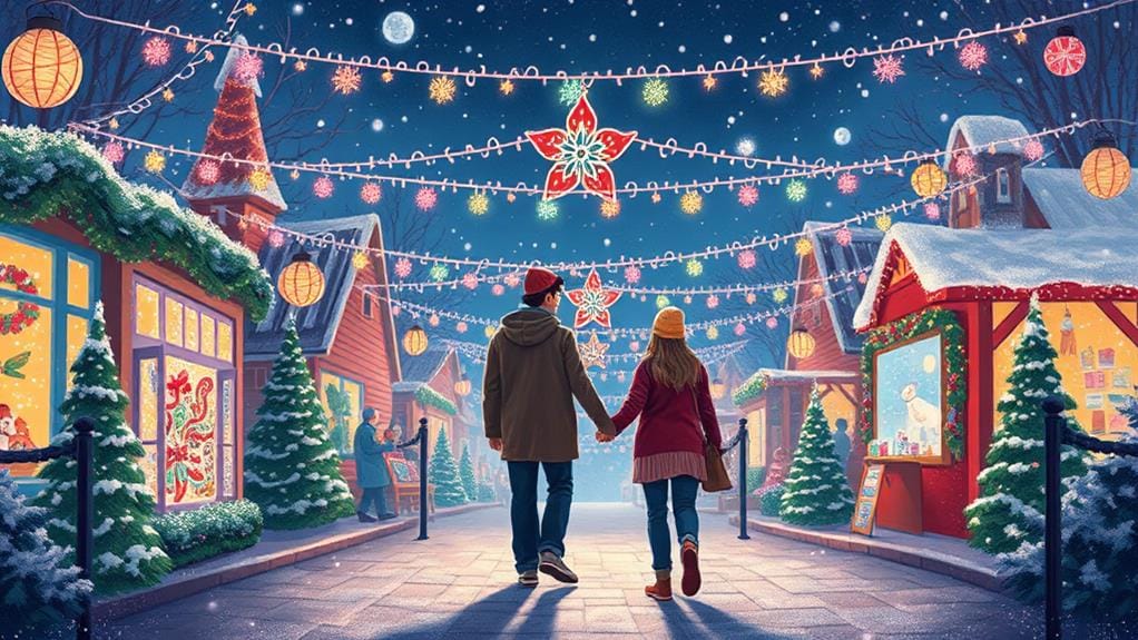 discover neighborhood holiday decorations