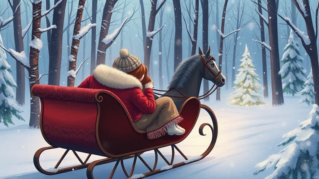 enjoy a picturesque sleigh ride