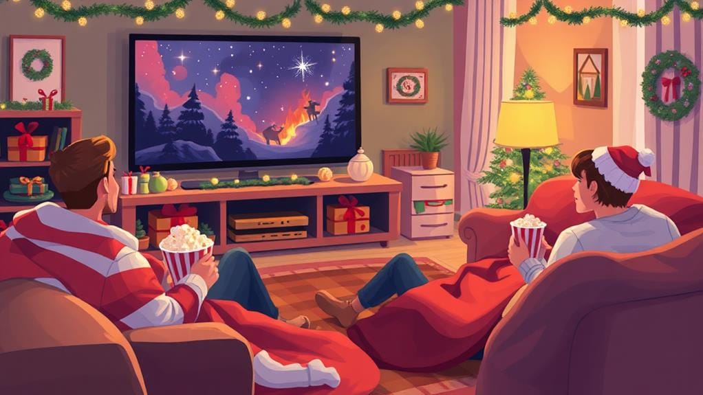 festive film viewing party