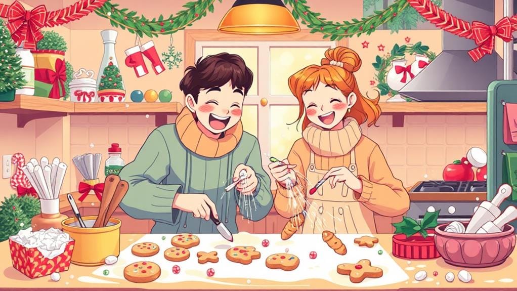 holiday baking together fun