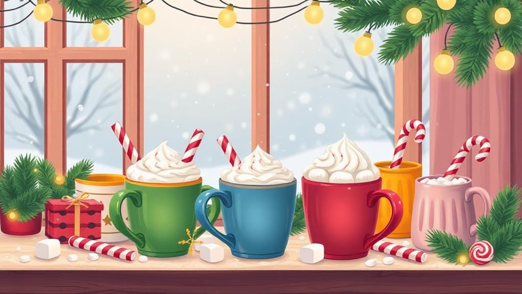 homemade hot chocolate station