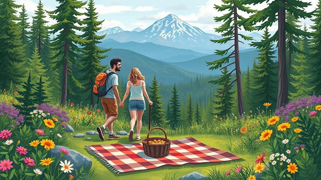 nature walk and picnic