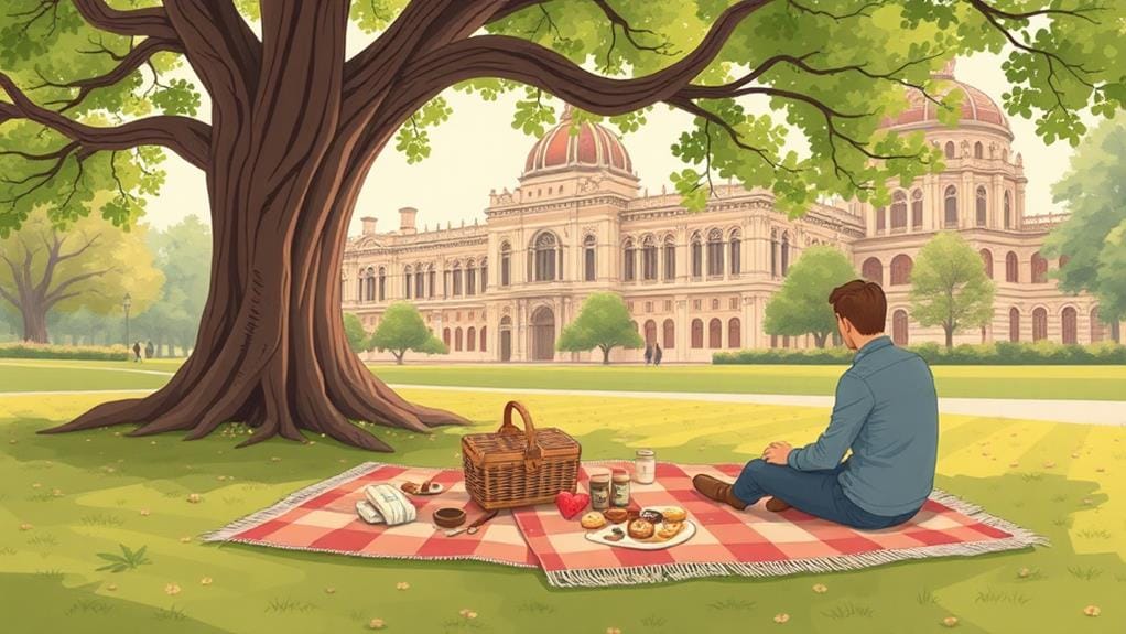picnic at historic site
