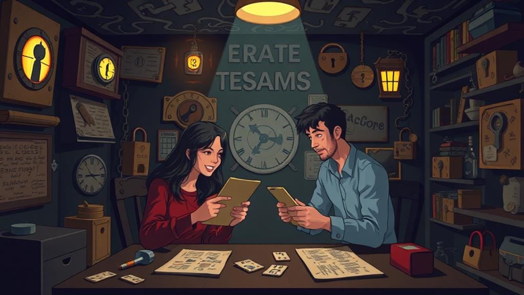 puzzle solving team adventure