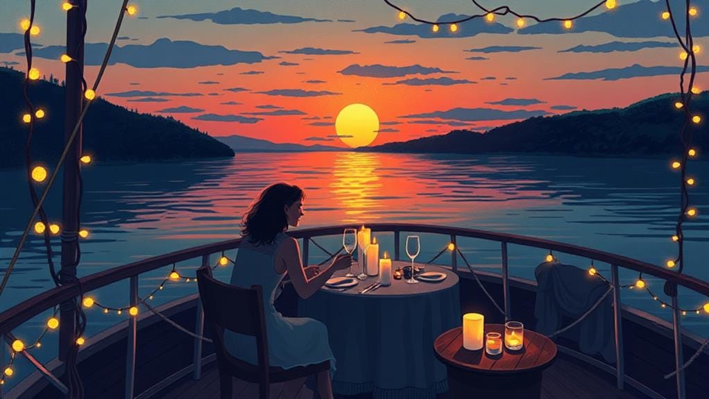 seaside candlelit dinner experience
