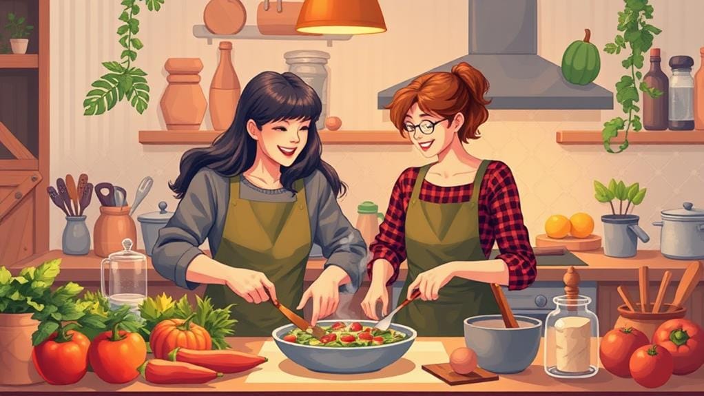 shared culinary experience together