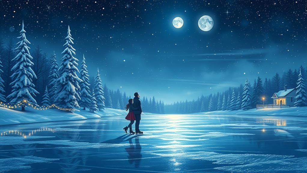 skate beneath starry sky