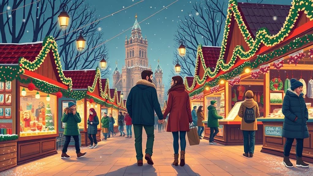 visit nearby holiday market