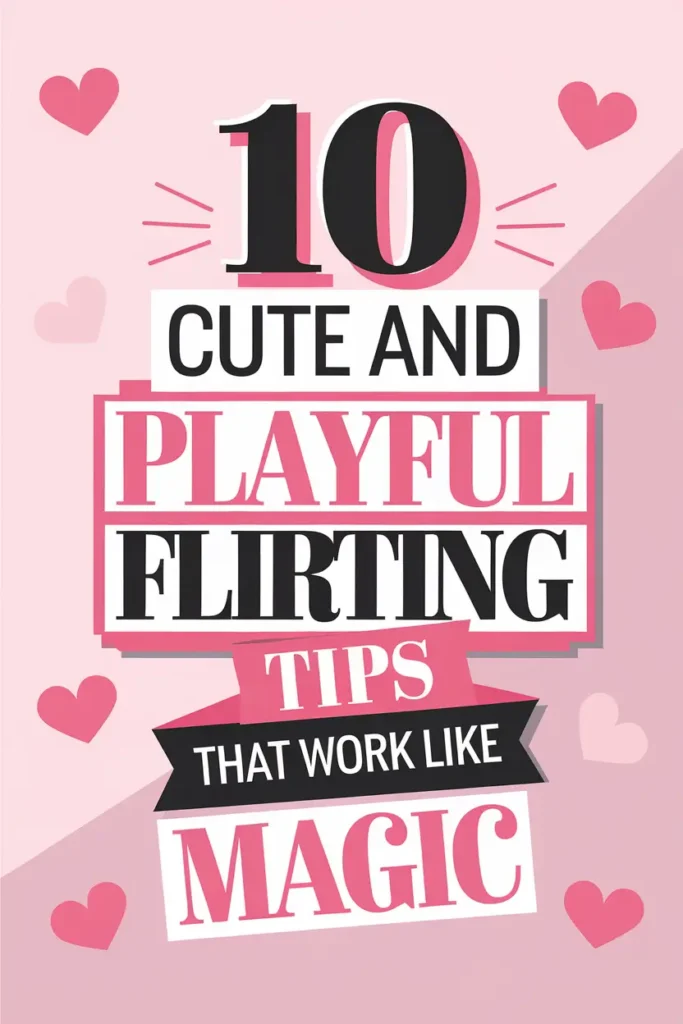 10 Cute and Playful Flirting Tips That Work Like Magic