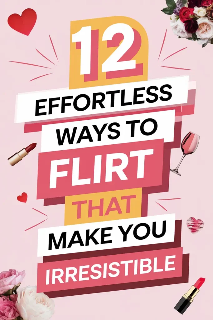 12 Effortless Ways to Flirt That Make You Irresistible
