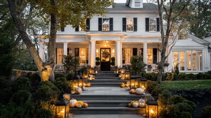21 Classy Outdoor Halloween Decorating Ideas For Stylish Curb Appeal