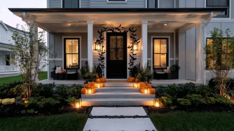 21 Welcoming Outdoor Halloween Door Designs for a Festive Entry
