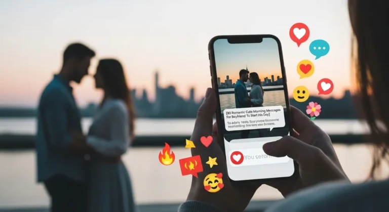 80 Romantic Cute Morning Messages for Boyfriend To Start His Day