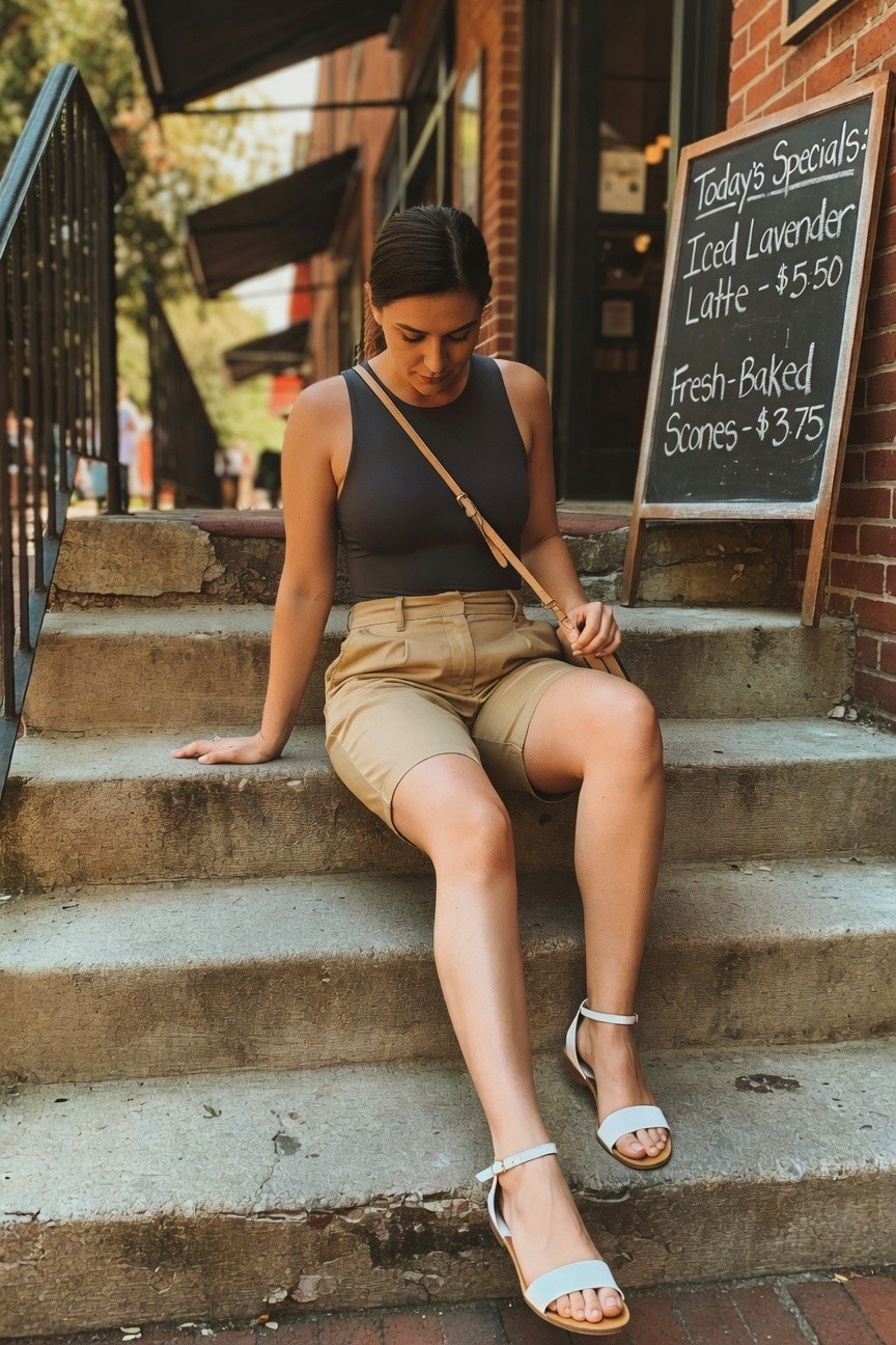 Tank Top And Shorts